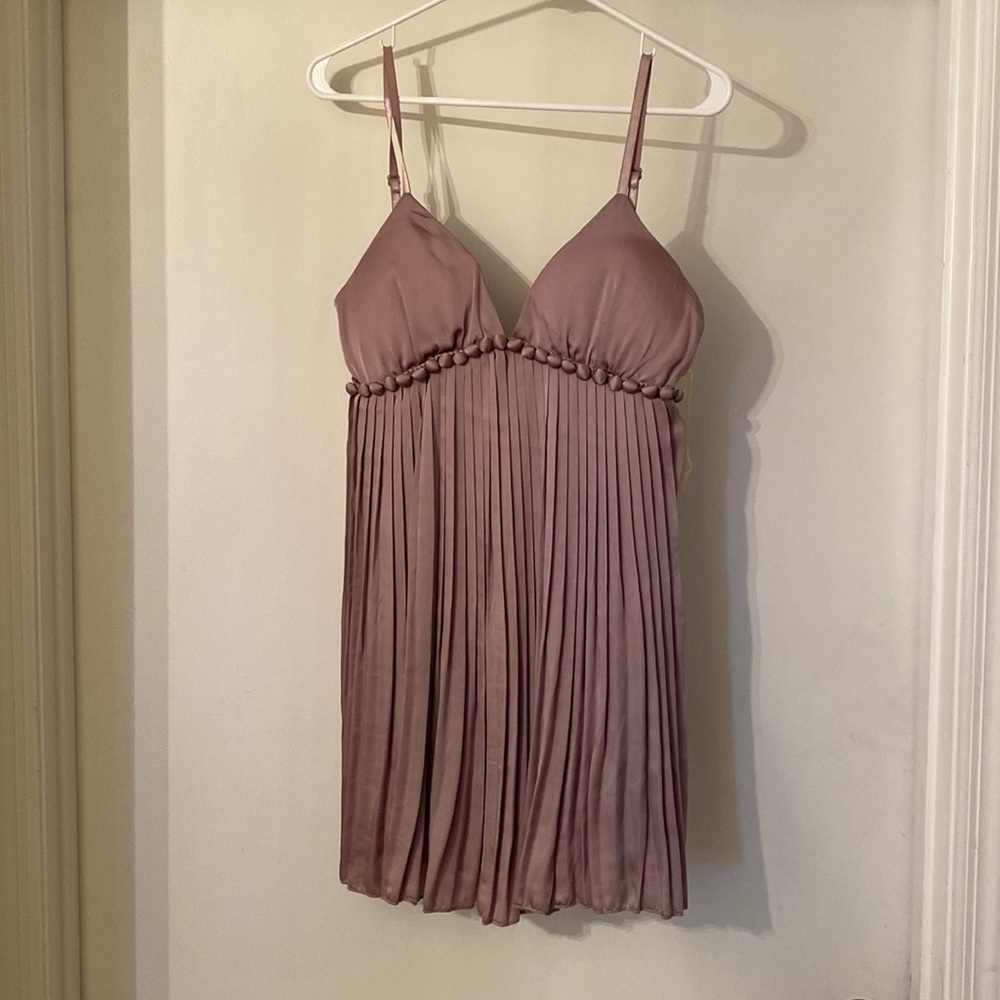 Dusty Mauve mini dress